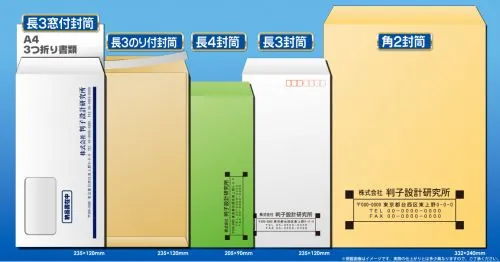 封筒のサイズ